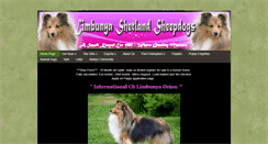 Desktop Screenshot of limbunyashetlandsheepdogs.com